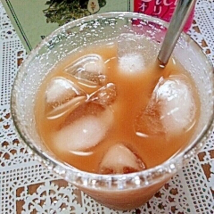 アイス☆パパイヤ酵素入りきなこ黒豆茶♪